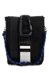 Apc A.p.c. Black Fabric Trek Crossbody Bag
