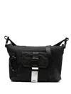 Apc A.p.c. Black Fabric Trek Crossbody Bag In Black