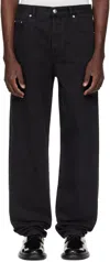 Apc Black Fairfax Jeans In Black