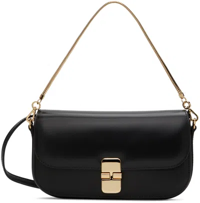 Apc Black Grace Chain Clutch In Lzz Black