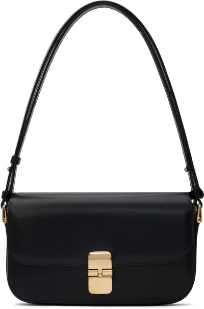 Apc Tasche Grace Ringtte Aus Schwarzem Leder In Black
