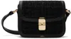 A.p.c. Logo Adjustable Shoulder Strap Shoulder Bag In Lzz Black