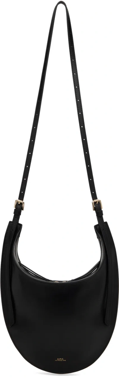 Apc Black Iris Small Bag In Lzz Black