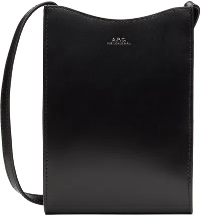Apc Black Jamie Neck Pouch In Lzz Black