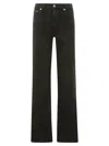 Apc Jean Naomi High-waist Straight-leg Jeans In Black