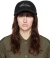 Apc Black Jjjjound Edition Hotel Cap In Lzz Black