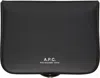 Apc A.p.c. Portamonete Josh In Black