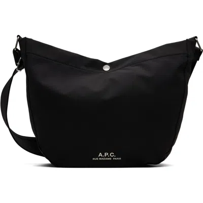 A.p.c. Black Journal Bag In Lzz Black