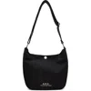 A.p.c. Journal Messenger Bag In Black