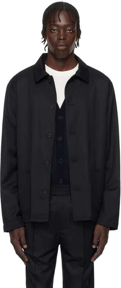 Apc Black Kerlouan Jacket In Lzz Black