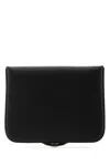 Apc A.p.c. Black Leather Card Holder