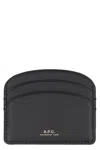 Apc A.p.c. Demi Lune Leather Card Holder