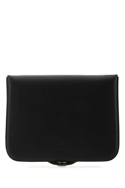 Apc Black Leather Card Holder In Lzz