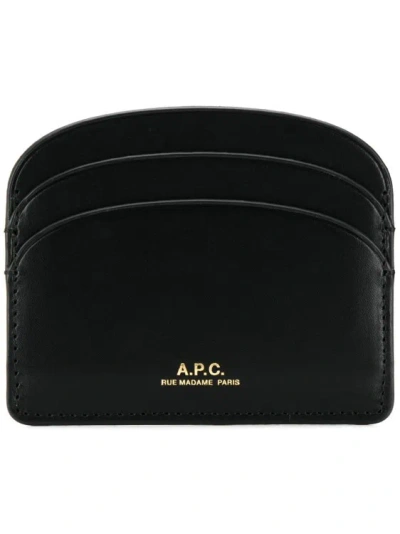 Apc Black Leather Cardholder