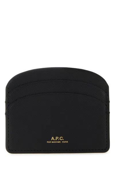 Apc A. P.c. Small Leather Goods In Black