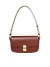 Apc Black Leather Grace Shoulder Bag