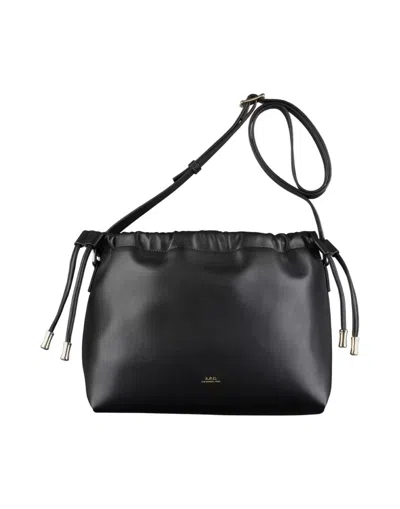 Apc A.p.c. Sac Ninon Mini Shoulder Bag In Black