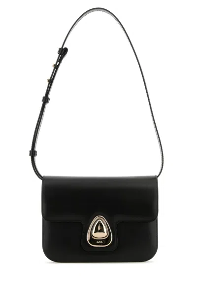 APC BLACK LEATHER SMALL ASTRA CROSSBODY BAG