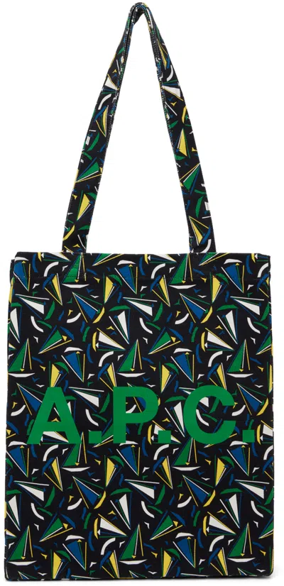 Apc Black Lou Tote In Lzz Black
