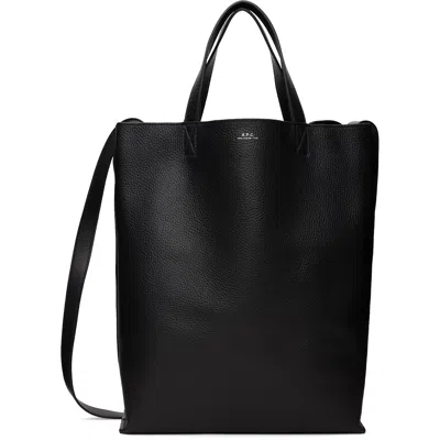A.p.c. Black Maiko Medium Shopper Tote