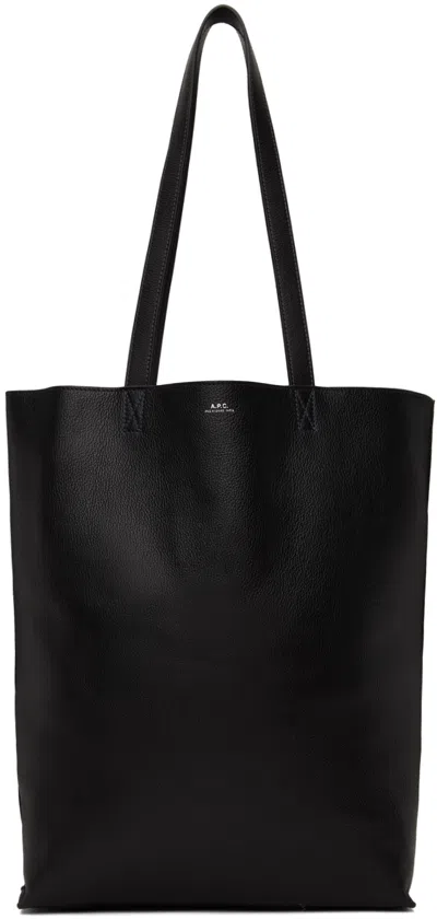 Apc Black Maiko Shopping Tote In Lzz Black