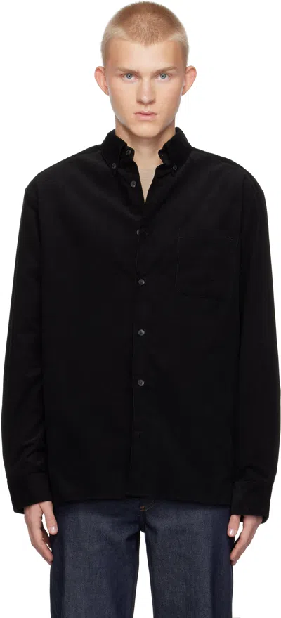 Apc Black Mateo Logo Shirt