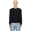 A.p.c. Black Matthieu Wool Sweater In Black