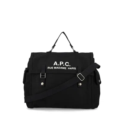 Apc A.p.c. Black Messenger Bags Men