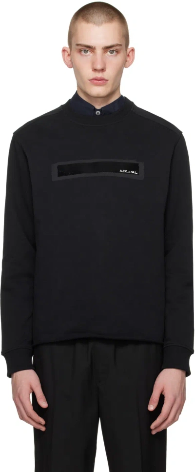 Apc Black Natacha Ramsay-levi Edition Sweatshirt In Lzz Black
