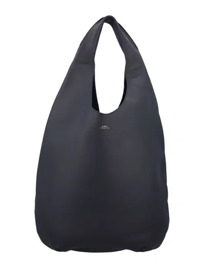 Apc Black Neige Tote Bag