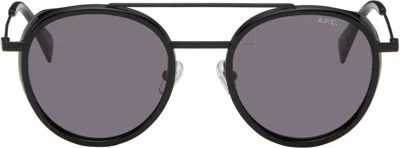 Apc Black Nico Sunglasses In Lzz Black