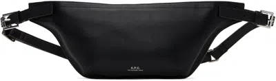 Apc Black Nino Medium Belt Bag In Lzz Black