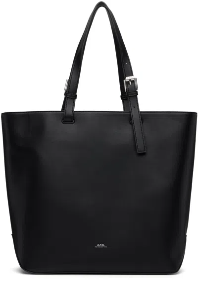 Apc Black Nino Small Tote In Lzz Black