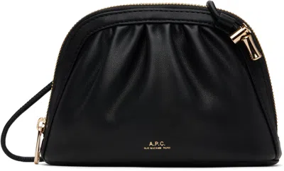 Apc Black Ninon Small Drawstring Bag In Lzz Black