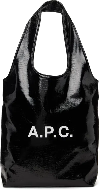 A.p.c. Black Ninon Small Tote