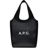 A.p.c. Black Ninon Small Tote In Black