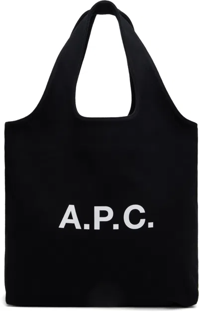 Apc Black Ninon Tote In Lzz Black