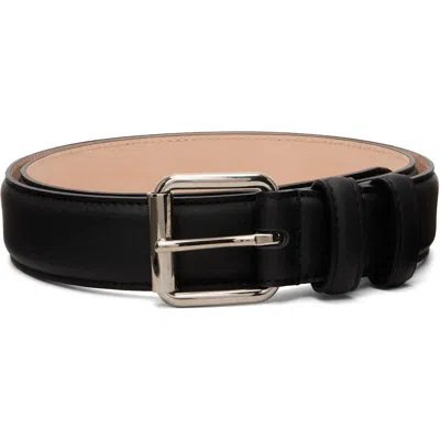 A.p.c. Black Paris Belt In Lzz Black