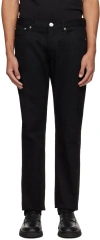 Apc Black Petit Standard Jeans In Lzz Black
