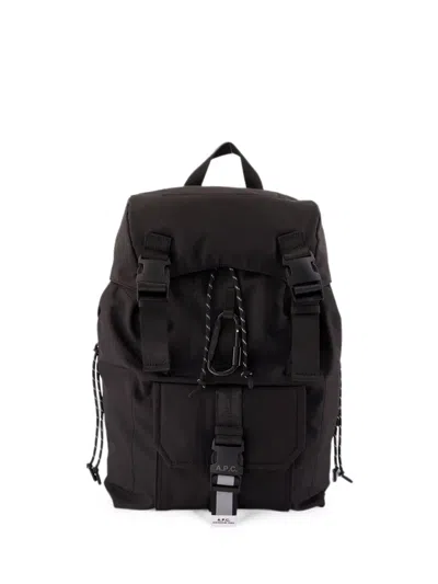 A.p.c. Black Polyamide Trek 2.0 Backpack