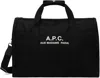 Apc Black Recuperation Gym Duffle Bag In Lzz Black