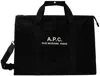 APC ブラック RECUPERATION GYM WEEKENDER バッグ