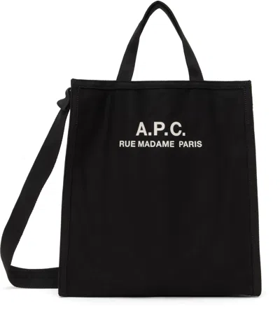 Apc Black Recuperation Shopping Tote In Lzz Black