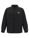 Apc A.p.c. Regis' Black Cotton Blend Shirt In Black