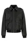 A.p.c. Black Regular Bomber Jacket In Black