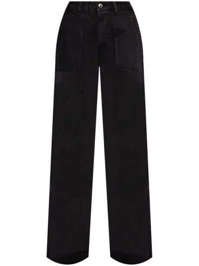 APC BLACK SEASIDE FLARED JEANS