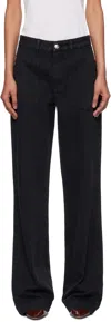 Apc Black Seaside Jeans In Black