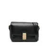 Apc A.p.c. Grace Leather Crossbody Bag In Black
