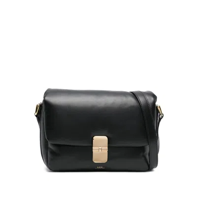APC A.P.C. BLACK SHOULDER BAGS WOMEN