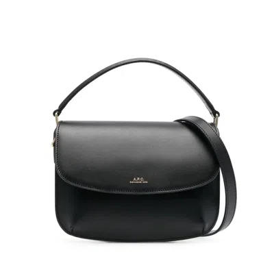 APC A.P.C. BLACK SHOULDER BAGS WOMEN
